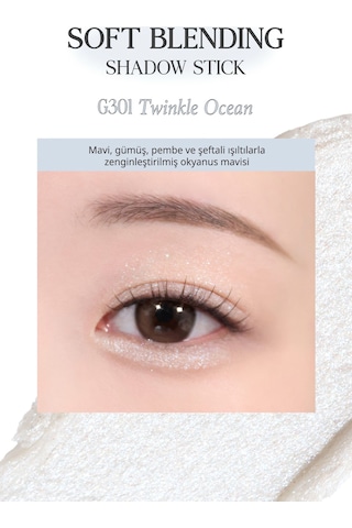 Clio Soft Blending Shadow Stick G301 Twinkle Ocean