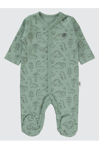 Civil Baby Erkek Bebek Patikli Tulum 1-6 Ay Soft Haki Soft Haki