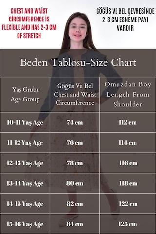 Kız Çocuk Kot Bolerolu Astarlı Şifon Uzun Çiçekli Elbise Sarı