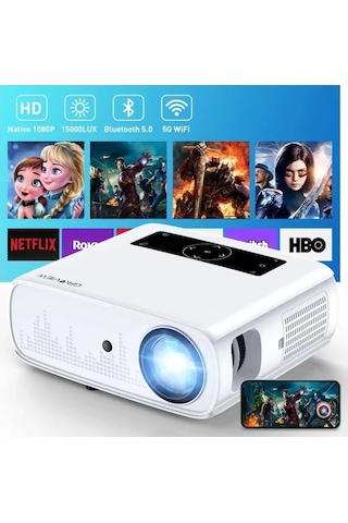 Grovıew 4k Projektör Wifi Ve Bluetooth Desteği