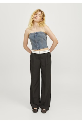 Jack & Jones Kadin Straplez Denim Crop - Tinga 12271603 Medium Blue Denim