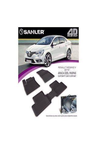 Renault Megane 4 Sedan 2016+ Uyumlu Sahler Araca Özel 4.5d Havuzlu Oto Paspas - Megane 4
