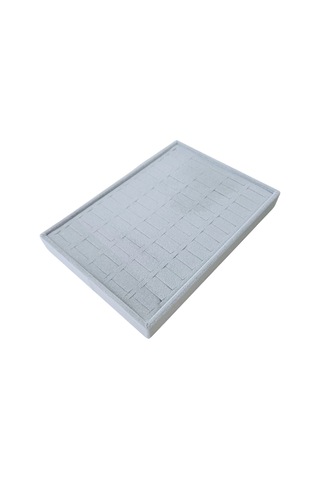 Organizatör Gri Süet Tabla 70 Li Batırmalı 17x24 Cm Çok Renkli