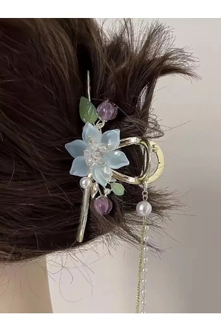 Catalea Family Saç İçin Çiçek Tokası 257860184 Beyaz