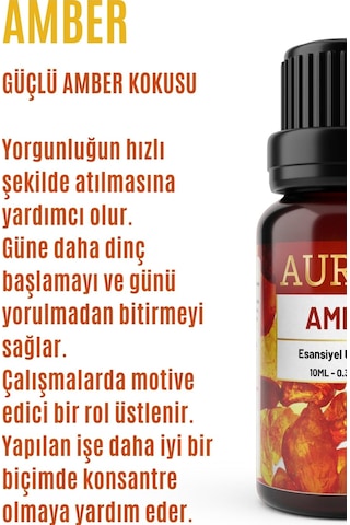Auran Amber Esansiyel Uçucu Yağı 10 ML