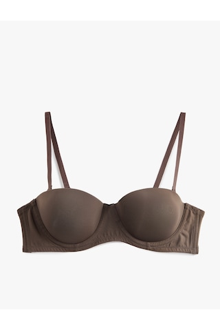 Koton Desteksiz Balenli Comfort Sütyen Koyu Kahverengi 6slk10033mk Koyu Kahve