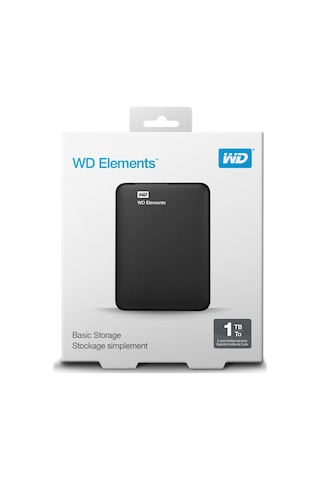 Wd 1Tb 2.5 Usb3.0 Wdbuzg0010Bbk Elements Siyah