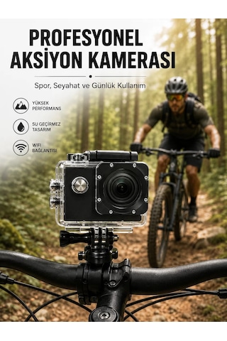 Profesyonel Çekimler İçin 4k Ultra Hd Wifi Spor Kamerası