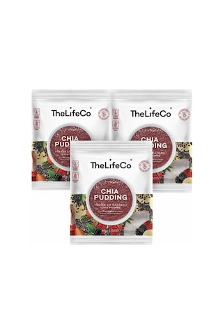 TheLifeCo Chia Pudding 3 x 60 G