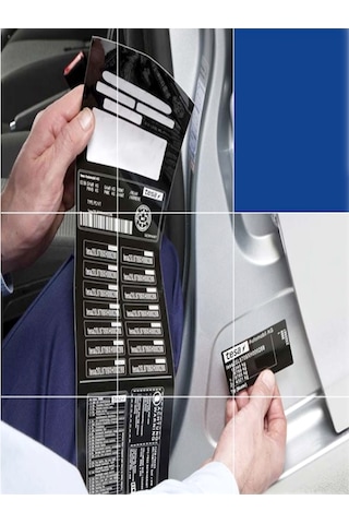 Tesa 6930 Lazer Etiket Bandı Siyah 5mt Tesa Etiket Bant Mat Siyah