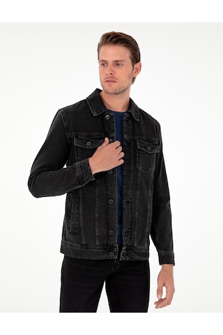 Pierre Cardin Erkek Siyah Ceket Denim 50292102-vr046 Siyah Siyah