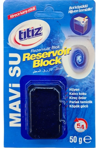 Titiz Rezervuar Blok Mavi Su 3 x 50 G