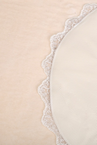 Bonny Home Venüs Vizon 2'li Dantelli Banyo Paspası Seti Çeyizlik