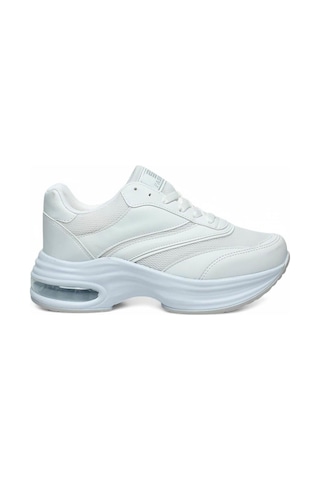 Bluefeet Drk Beyaz Fileli Kadın Sneaker Spor Ayakkabı Beyaz