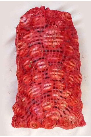 45x75 SOĞAN PATATES CEVİZ ÇUVALI 10 ADET KIRMIZI POLİMER FİLE ÇU