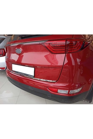 Autogp Kıa Sportage 2016-2019 Bagaj Kapagı Alt Çıtası Krom