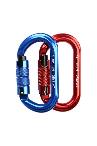 Suofeng Otomatik Kilitli 25kn Alüminyum O Tipi Ana Kilit - Outdoor Tırmanma, Rope İçin Dayanıklı Ve Hafif Kırmızı