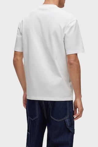 Hugo Erkek T Shirt 50488330 100 BEYAZ Beyaz
