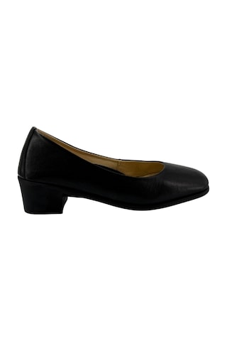 Albishoes Albini 26143222 Hakiki Deri Kadın Topuklu Ayakkabı Siyah