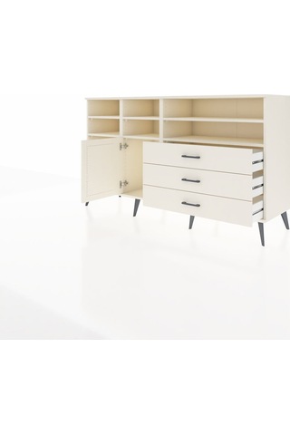 Kronos Konsol 8 Raflı 3 Çekmeceli Tek Kapaklı 176x59x99 Aytaşı-a Aytaşı-aytaşı