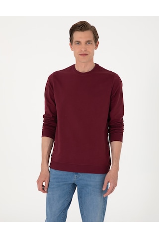 Pierre Cardin Erkek Bordo Sweatshirt 50314054-vr014 Bordo