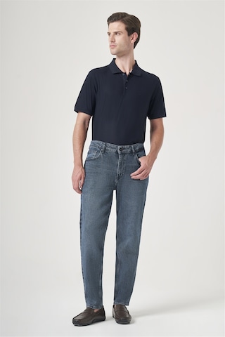 İmza Lacivert 5 Cep Gabardin Slim Fit Pamuklu Denim Jean Kot Pantolon 1023260154 Oxford Lacivert