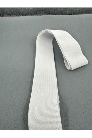 Paşateks 4 Cm Dokuma Lastik-5 Metre-beyaz