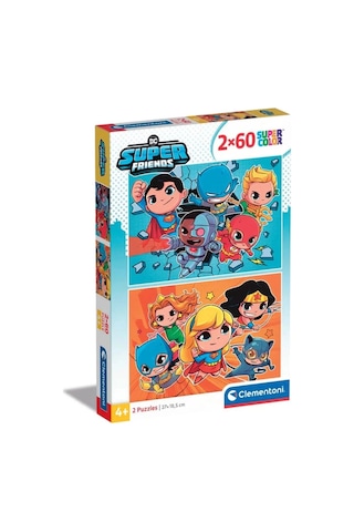 Clementoni Dc Super Friends Puzzle 2 X 60 Parça