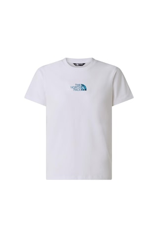The North Face B Lıquıd Logo Reg Ss Tee Genç Tişört Nf0a8g1wfn41 Beyaz