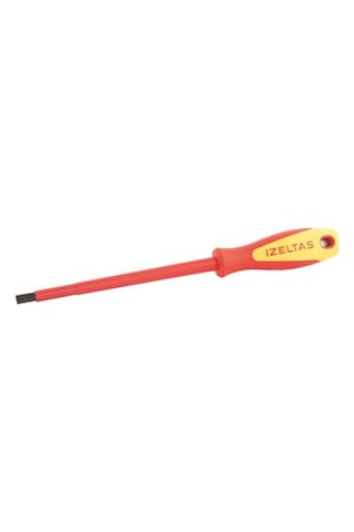 55x125 Elektrikçi İzole Düz Tornavida 1000V İzeltaş 4140175512