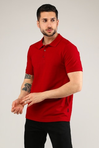 Uniprom Polo Yaka Tişört %100 Pamuk Bordo Erkek Bordo