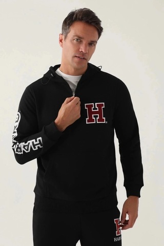 Harvard Erkek Tek Üst - Siyah