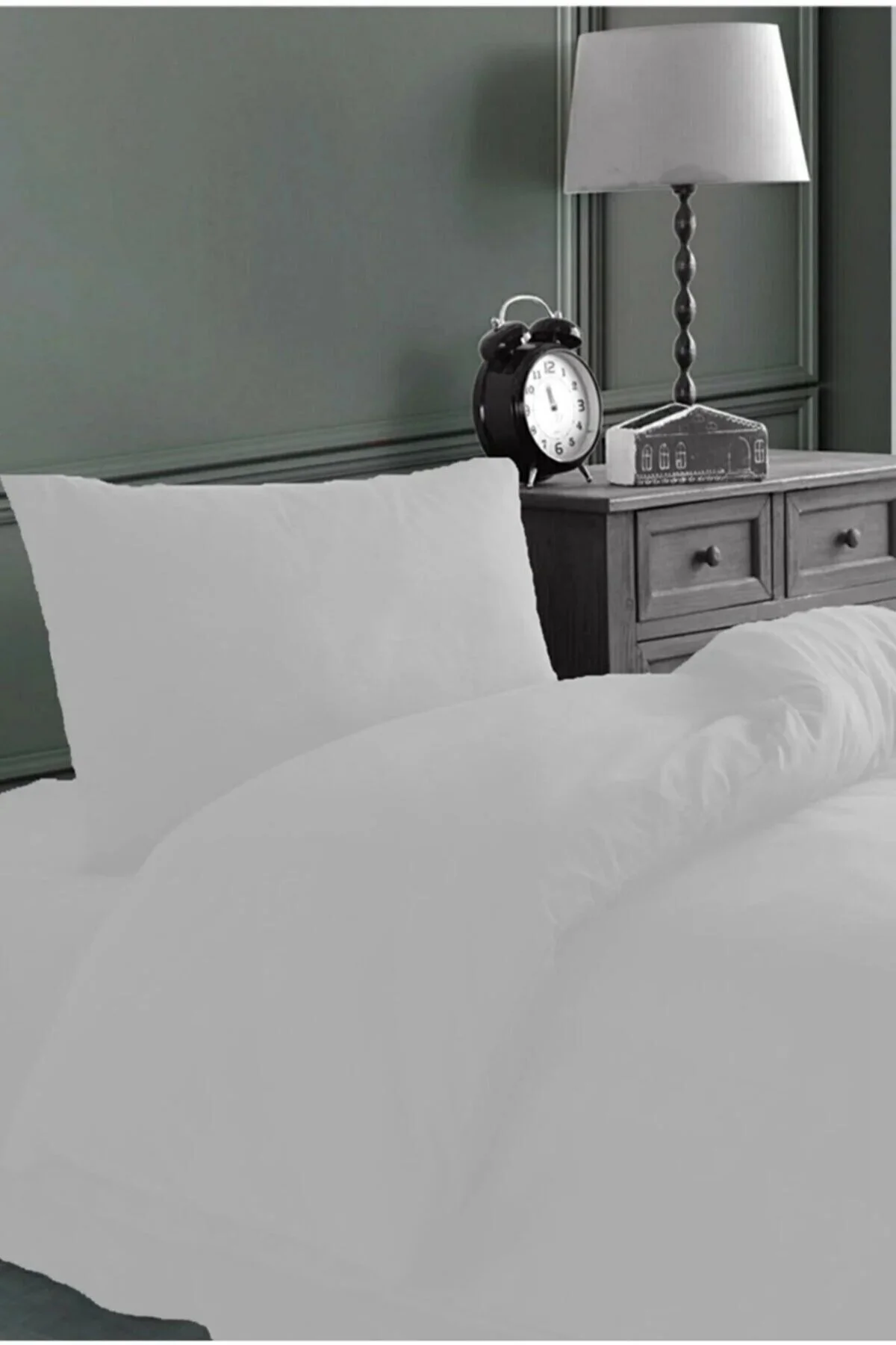 Tek Kişilik Premium Ranforce Yumuşak Dokulu Lastikli Çarşaf Takımı Beyaz