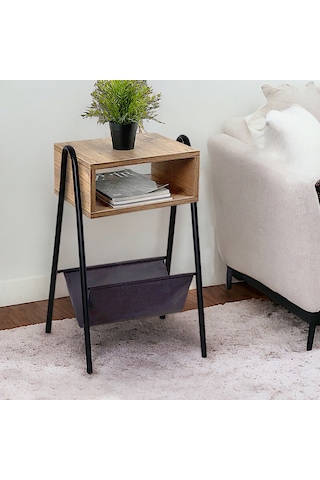 Çantalı Komodin Sehpa Yan Sehpa 5003