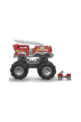 HHD19 MEGA, HW 5-Alarm Monster Truck İtfaiye Aracı, 284 parça, +5