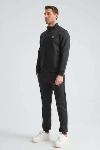 Shooter Sportswear Shooter Scuba Mevsimlik Regular Fit Erkek Eşofman Takım Siyah
