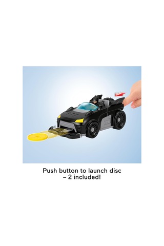 Fisher-price Imaginext Dc Super Friends Metal Force Batmobile Oyu