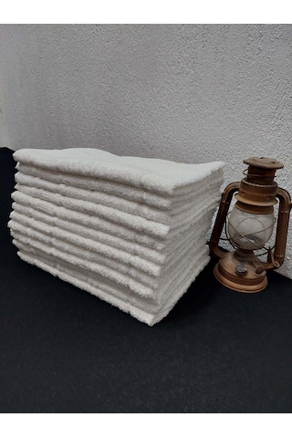 Otel Banyo Paspası Ayak Izli Beyaz 50x70 Cm 12'li Beyaz