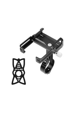 Impact Gosa Alüminyum Bisiklet Telefon Tutucu Siyah