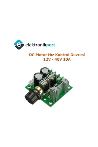 Elektronikport-Dc Motor Hız Kontrol Devresi Dimmer 12V-40V 10A 400W Pwm Mosfet