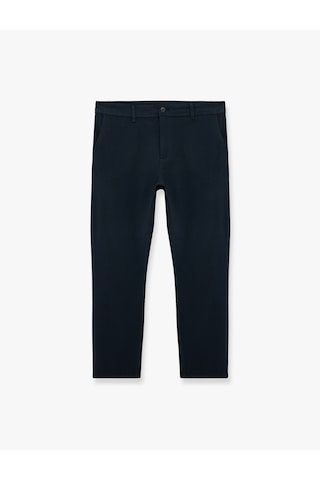 Koton Viskon Karışımlı Cepli Slim Fit Kumaş Pantolon Lacivert 6sam40079hw