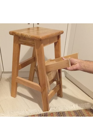 Kademeli Mutfak Merdiven Taburesi Kolay Kapanır Yer Kaplamaz