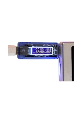 Usb Voltmetre Ampermetre Led Gösterge Gerilim Ölçer