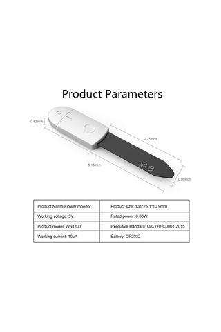Xiyyadms Bitki Su Seviyesi Testeri - Akıllı Toprak Nem Ölçer, Gerçek Zamanlı İzleme, Kolay Kullanım, Ev Ve Bahçe İçin