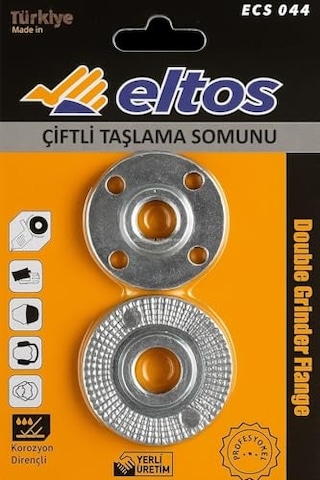 Çiftli Taşlama Somunu, Tüm Taşlama Makinelerine Uyumlu, Metal Somun Takımı, Disk Sabitleyici Yedek Çiftli