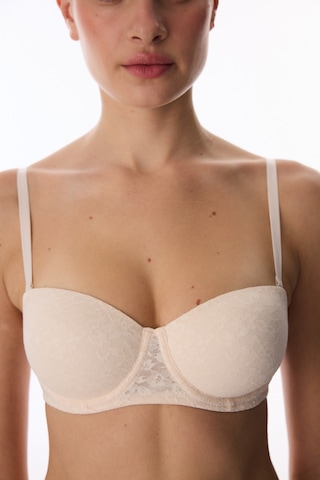 Penti  Bej Bloom Lace Dantel Balenli Sütyen