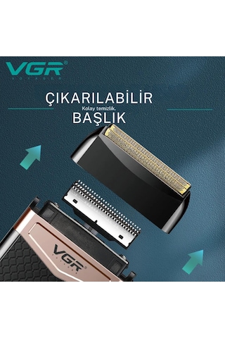 VGR V331 Usb Şarj Edilebilir Mini Şarjlı Tıraş Makinesi