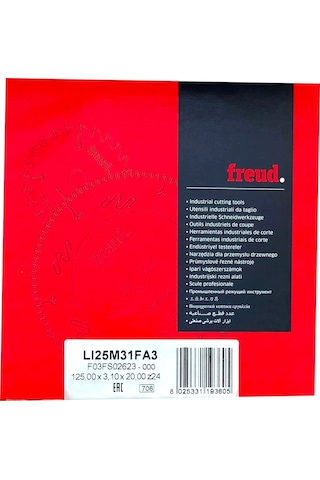 Freud Lı25M31Fa3 125x3.1x20 Z24 Çizici Testere