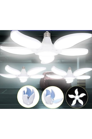 36w Pervane Mango Çiçek Led Ampül- E27- 3240 Lümen- Beyaz Işık Le