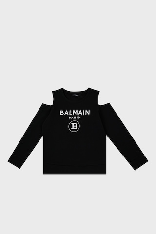 Balmain Çocuk Sweat 6m4020 Mx270 930 Siyah